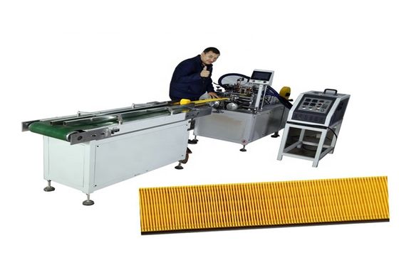 5-65m/Min Air Filter Making Machine, de Roterende Plooiende Machine van 50HZ