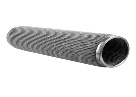 SS316 de Filter van de metaalvezel, Draad Mesh Filter Element 30mm Buisdiameter