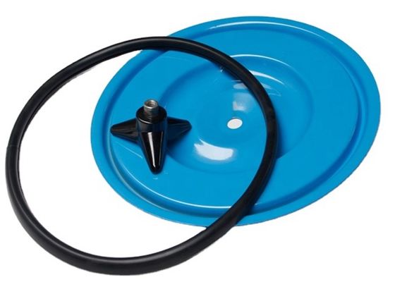 Drie van de de Luchtfilter van de Stuk Antinevel Dekkingsplaat met Rond Rubberring triangular handle