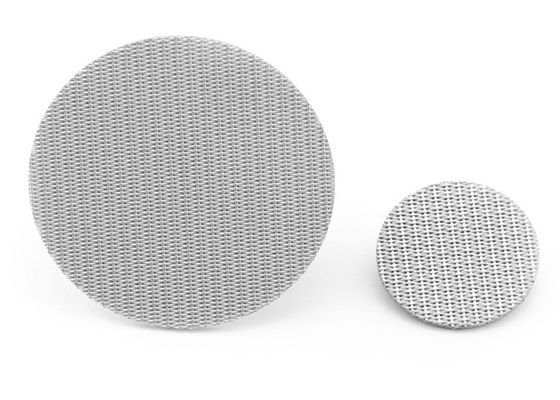 Van de het Metaalvezel van het keperstofweefsel Filter 0.020323.37mm Mesh Opening