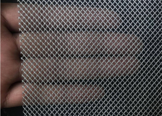 Gegalvaniseerd Iso9001-Staal Diamond Mesh 0.5mm1.0mm Plaatdikte