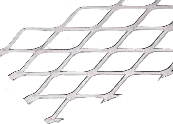 Diamond Shaped Hole 3.0mm Decoratief Aluminium Mesh Ceiling Of Curtain Wall