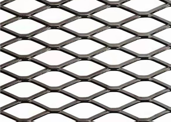 De gegalvaniseerde 0.8mm Decoratieve Bouw van Draadmesh mechanical protection diamond tensile