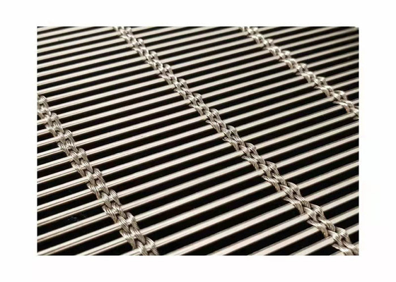 Netto Metaal Decoratief Mesh For Ceiling Curtain Wall van de verdelings het Netto Visgraat