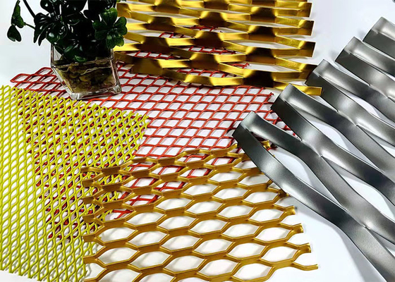 Roestvrij 0.4mm Decoratief Staal Mesh Various Colors
