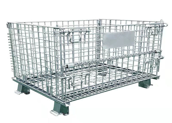 De gegalvaniseerde Vlinder van de Draadmesh cage stacking iron frame van 350kg Vouwbare