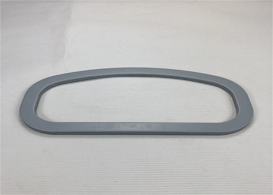 Gray Oval Air Filter Element-Dekkings Corrosiebestendig Op hoge temperatuur