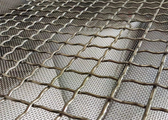 316 de Filter van de Roestvrij staallucht Mesh Decorative Crimped Woven