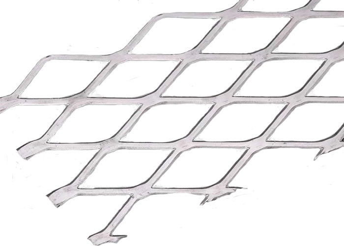 Diamond Shaped Hole 3.0mm Decoratief Aluminium Mesh Ceiling Of Curtain Wall
