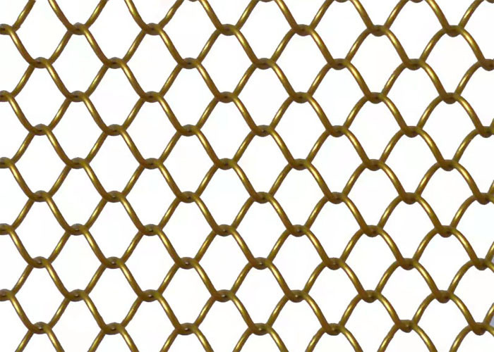 Roestvrij 0.4mm Decoratief Staal Mesh Various Colors