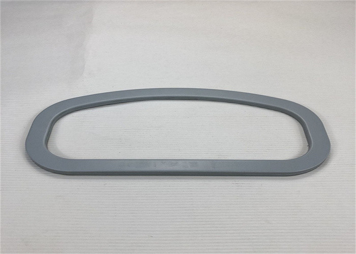 Gray Oval Air Filter Element-Dekkings Corrosiebestendig Op hoge temperatuur
