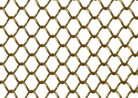 Roestvrij 0.4mm Decoratief Staal Mesh Various Colors
